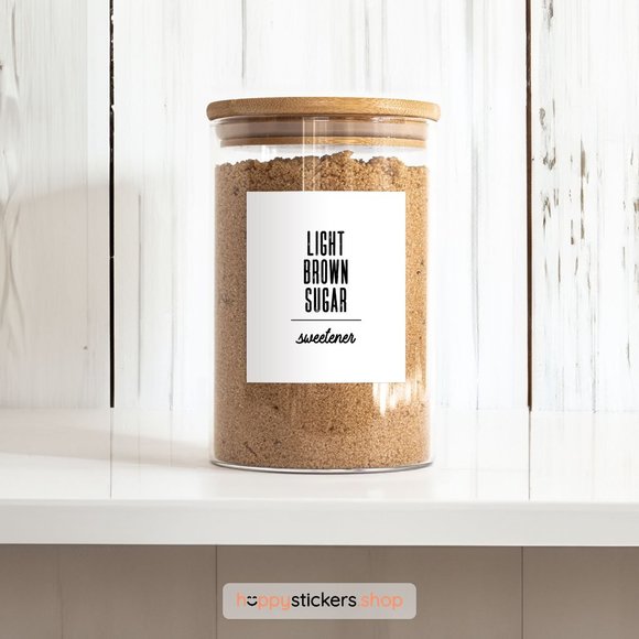 36 Labels • Gollder Minimalist Pantry for Kitchen Storage • Organization Labels - Picture 5 of 17